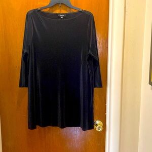 3/$15. Alfani black tunic, long (30” from shoulder to hem).